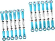 ERINGOGO 12 Pcs Rc Truck Aluminum Turnbuckles Remote Control Trucks Rc Car Metal Rod Rc Rc Car Rod Linkage for Rc Camber Links Camber Linkage Rod Ends Turnbuckle Rod Tie Rod Aluminum Alloy
