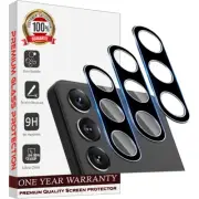 Entronix Clear Camera Lens Protector For Galaxy S22 Plus - 3-Piece Combo