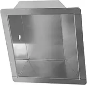 Extreme Max 5001.6667 Aluminum Flush-Mount Recessed Light Bucket - Silver
