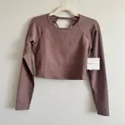 NWT Beyond Yoga Spacedye Enlighten Top in Truffle Heather Size Medium