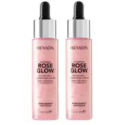 2 x Revlon PhotoReady Rose Glow Hydrating and Illuminating Primer 30mL - Rose Quartz