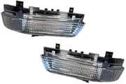 LUMIXE 8351A029 8351A030 Rearview Mirror Turn Signal Light, for Mitsubishi, for Pajero, for Montero, for Shogun V73 V77 V75 V93 V97 2006-2019(Left) Side Mirror Turn Signal Repeater Lamp ﻿(Black Left