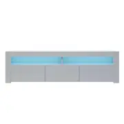 Luxo Joshua RGB LED Entertainment Unit White