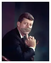 PRESIDENT JOHN F. KENNEDY "THINKER" PORTRAIT 8X10 PHOTO