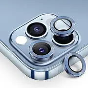 for iPhone 13 Pro - iPhone 13 Pro Max Camera Lens Protector, 9H Tempered Glass Camera Cover Screen Protector Metal Individual Ring for iPhone 13Pro 6.1 inch iPhone 13 ProMax 6.7 inch 2021