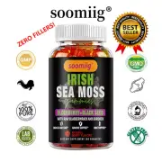 Sea Moss Gummies 1300mg Joint Health - Irish sea Moss,Bladderwrack,Burdock Root