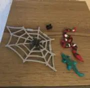 Playmobil Spider Web Snake Lizard Halloween Horror