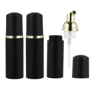 3 Pcs Travel Container Black Foam Pump Bottle Liquid Soap Dispenser