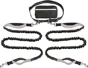 Dog Tie Out Cable | Recall Training Nylon Reflective Dog Cable - Heavy Duty Nylon Doggy Lead with Storage Bag Pet Supplies for Runner Outside Backyard