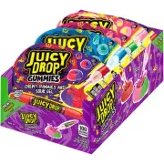 Juicy Drop Chewy Fruit-Flavored Gummies & Sour Gel Pen Candy Packs - 32.16 oz, 1