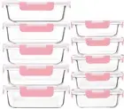 10 PackGlass Meal Prep Containers with Lids Glass Food Storage Containers with L