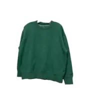 American Eagle Women's Super Soft Crew Neck Deep Forest Green Sweatshirt, XS