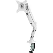 RAPIDLINE EXECUTIVE GAS SPRING SINGLE MONITOR ARM White