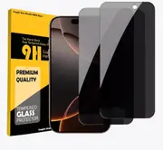 2 PCS For iPhone 15 Privacy Tempered Glass Screen Protector Flim Case Friendly 9H Hardness for Apple (2023) - Anti-Spy