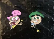 Cosmo Wanda TV Cartoon Pin Set