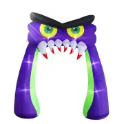 NNEOBA 10FT Giant Owl Halloween Inflatable Archway with LED Lights