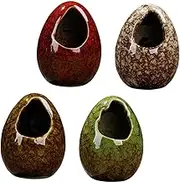 4pcs Ceramic Vase Ornaments Dry Ice Cup Dry Ice Cups Dry Ice Decorative Jar Ceramic Container Ceramic Dry Ice Container Practical Dry Ice Jar Sashimi Decoration