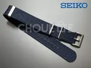 OEM SEIKO Prospex SLA055, SBDX049, 8L35-01K0 Blue Seichu Fabric Strap L0N3016J0