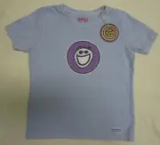 LIFE IS GOOD NEW Smile Happy Optimist SS TShirt NWT Girls Size S Small 5 6