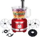 16 Cup Food Processor Large, 9-In-1 Vegetable Chopper with 3 Speeds for Shreddin