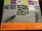 MARTHA STEWART DESIGNER PAPER CRAFT HALLOWEEN BAT CROW SPIDER WEB