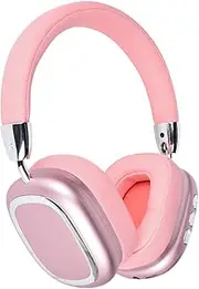 Wireless Headphones, Stereo Sound Wireless Headphones Over The Ear, Rechargeable Earphones with Mic for Home, Travel, Business Trip, Camping, and Vacation