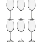 6pc Ecology 450ml Classic Crystalline Wine Glass Red Wine Drinking Set Clear