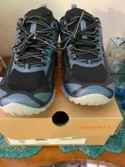Merrell Womens Siren Edge 3 Black/Blue Hiking Shoes Size 9