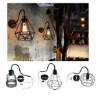 Black Lamp Cage Light Shade Lampshade Pendant Light Fixture