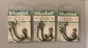 3 Packs Mustad Ultra Point Soft Plastics Hook 5/0