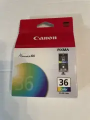Genuine New Canon Pixma 36 Color Ink Tank Cartridge CLI-36 Color
