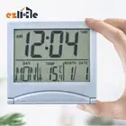 Travel Alarm Clocks Desk Clock Portable Digital LCD Alarm Clock Desk Calendar AU