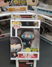 Funko Pop! Movie: Mortal Kombat - Sub-Zero #1057 (GITD) EE Exclusive W/ Pop Case