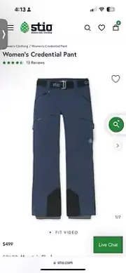 Stio Credential Ladies Ski Pants XL NWT Originally $499