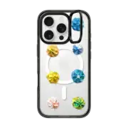 iPhone 16 Pro Impact Ring Stand Case MagSafe Compatible Frosted Transparent Android Case by Ann Upton