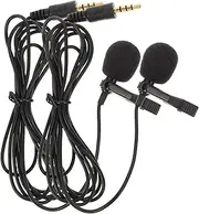 Yardwe Pcs Mic for Professional Lapel Mic Clip Recording for Video Calls Interviews
