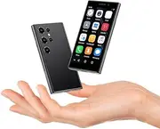 PrzTIk 4G Small Backup Phone, Android 10.0 Smartphone, 3.0 Inch Screen, 2GB RAM + 16GB ROM, 2000mAh Battery, Face Detection Cheap Mobile Phone (Black)