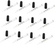 TIDTALEO Essential Oil Medicine Droppers 12pcs Glass Rubber Droppers 1ml Pipettes for Boys and Girls Elderly