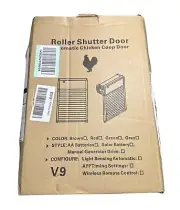 Automatic Chicken Coop Door with Timer, Light Sensor, Solar Coop Door Opener