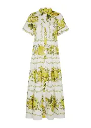 Erdem Helena Floral-print Cotton Maxi Dress - Yellow - 16 16