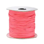 328ft(100m) 0.1"(2.5mm) Elastic String Cord Jewelry Stretchy Cord Dark Pink