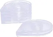 OFFIGAM 6Pcs Nail Art Tools Holder Box Clear Design Striping Tape Line Case for Easy Use Manicure Accessories Organizer for DIY Nail Art and Beauty