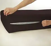 Sea Monk Waterproof Mattress Protector with Zipper, Single Size (190 x 91.5 cm) with 6 Inch Drop, Waterproof Mattress Cover, 6 Sides All Around Mattress Protector