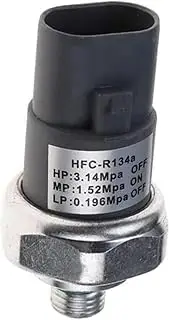 Car Air Pressure Switches Compatible with Accord 2003-2005 for Ridgeline 2006-2014 for Odyssey 1999-2010 B01A61503 Car 4 Pins A/C Air Condition Pressure Sensor Switch