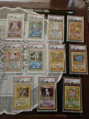 Complete Spanish Master Set Base 1st Edition PSA Graded 6-9
