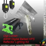 Gigi Lumen 600W HPS Light Kit Digital Ballast Wing Shade Lighting Combo