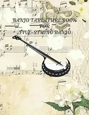 Banjo Tablature Book: Banjo Tab Notebook For Five-String Banjo, Blank Tablature journal, Banjo Chord Diagrams, A Banjo Tab Notebook for Bluegrass ... Tablature Sheets with Raccoon Playing a Song