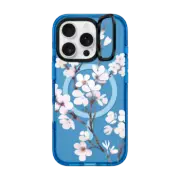 iPhone 16 Pro Impact Ring Stand Case MagSafe Compatible Cherry blossom