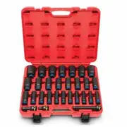 TTI 29 Piece 1/2" Deep Metric 10-36mm Impact Socket Set 108878P