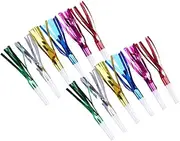 SOPOTUTU 42pcs Party Whistles Noise Maker for Birthday Halloween and Events Fun Cheering Props for Safe Plastic Design Random Colors Random Color